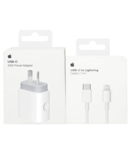 Cargador iPhone 20w + Cable iPhone 1m Lightning-USB C