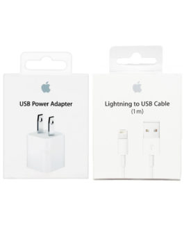 Cargador iPhone 5w + Cable iPhone 1m Lightning-USB