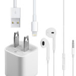 Pack Carg iPhone 5w + Cable USB + Auric Plug